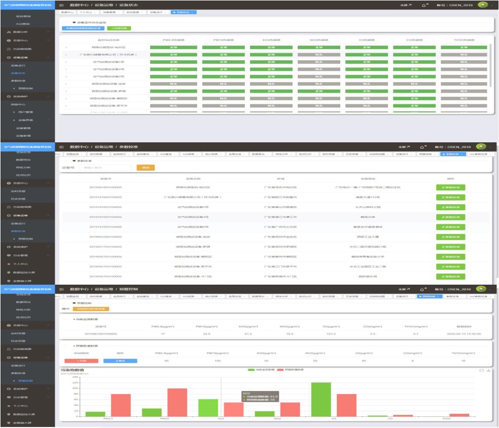 空氣質量網格化監控監測系統云平臺