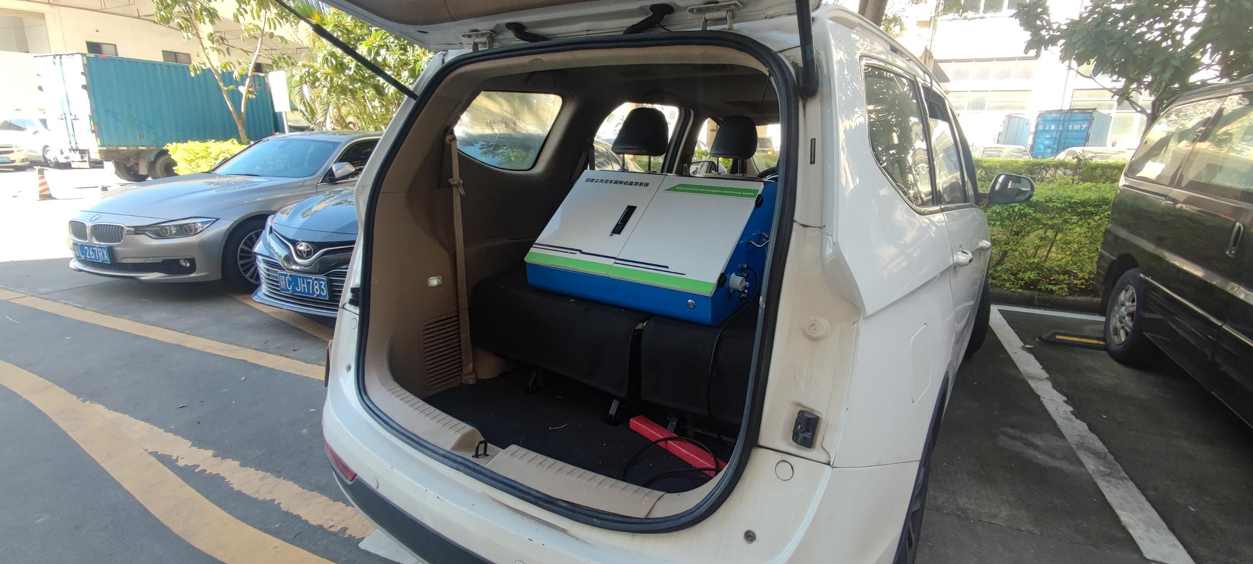 道路積塵負荷車載移動監測系統