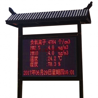 負氧離子環境監測系統